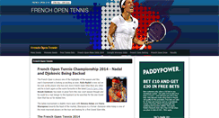 Desktop Screenshot of french-open-tennis.com